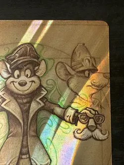 Disney Lorcana Basil Disguised Detective Enchanted 212/204 Holofoil Nm - Image 3
