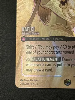 Disney Lorcana Rafiki - Ethereal Guide 208/204 Enchanted Foil Character EN Nm - Image 5