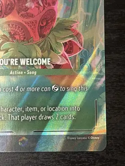 You're Welcome (Enchanted) 213/204 Shimmering Skies Holo Disney Lorcana Nm - Image 4