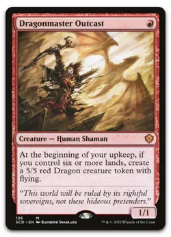 Dragonmaster Outcast #136 (NM) Starter Commander SCD Magic MTG - Image 1