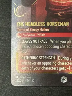 The Headless Horseman - Terror of Sleepy Hollow Enchanted 232/204 Disney Lorcana - Image 5
