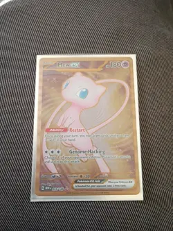 Mew EX Pokemon 205 Metal promo card from 151 UPC - Image 1