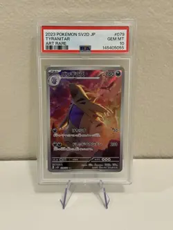 Tyranitar 079/071 Art Rare PSA 10 sv2D Cray Burst Japanese Pokemon Card 2023 - Image 1