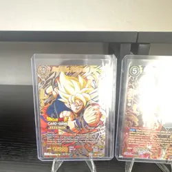 Bandai Dragon Ball Super Son Goku Goku Black Frieza Card Lot 3 Foil English - Image 2