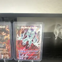 Bandai Dragon Ball Super Son Goku Goku Black Frieza Card Lot 3 Foil English - Image 4