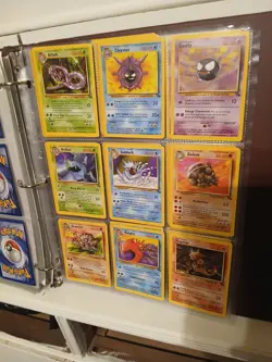 Pokemon Card Collection Binder old cards fossil, jungle, - Image 4