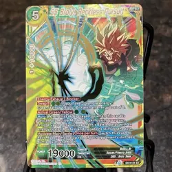 SS Broly Reckless Pursuit EX19-31 GOLD STAMP Foil Dragon Ball Super Card Game NM - Image 1