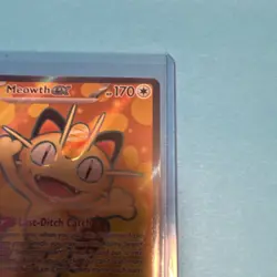 Pokemon Meowth EX 107/088 POR Rare Holo Basic Cat TCG Card 6+ Pokemon TCG - Image 3