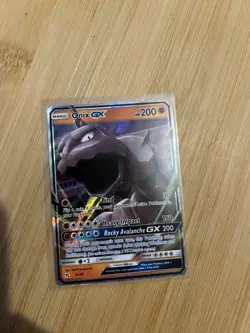 Onix GX 36/68 Hidden Fates Ultra Rare Holo Pokemon Card NM - Image 1