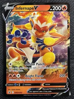 Infernape V | SWSH252 NM | Sword & Shield Promo Cards | Holo | Pokemon TCG - Image 1