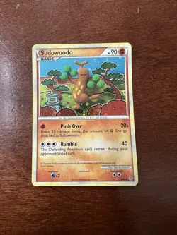 Sudowoodo HGSS Unleashed 9/95 Holo Lp Pokemon Card - Image 1