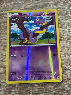 Ekans 47/146 Reverse Holo Rare XY Base Set Pokemon Card TCG - Image 1