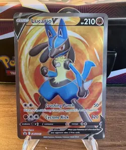 Pokemon TCG Lucario V SWSH213 Sword & Shield Promo - Image 1