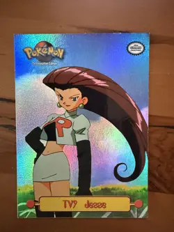 Topps Pokemon TV Animation Series 2 TV9 Jesse Team Rocket Prism Foil NM - Image 1