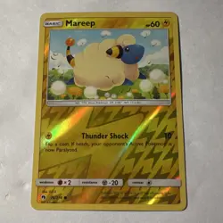 Pokemon Mareep Sm-Lost Thunder 76/214 Reverse Holo Common - Image 1
