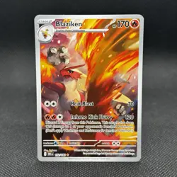 Blaziken 192/182 Sv10: Destined Rivals Holo Illustration Rare Pokemon NM - Image 1