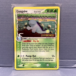 Quagsire (21/101)Pokemon TCG Dragon Frontiers - Stamped Holo - LP - Image 1