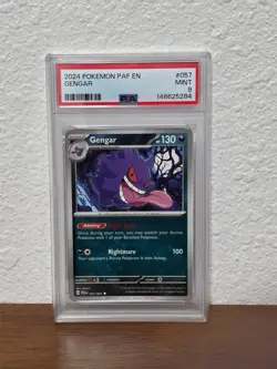 PALDEAN FATES GENGAR 057/091 PSA 9 MINT Pokemon TCG - Image 1