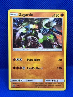 Pokemon Tcg Zygarde SM15 Black Star Promo Cosmos Holo - Image 1