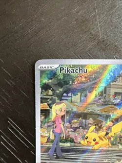 Pokemon TCG Pikachu IR 173/165 Sv: Scarlet & Violet 151 Illustration Rare Holo - Image 2