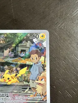 Pokemon TCG Pikachu IR 173/165 Sv: Scarlet & Violet 151 Illustration Rare Holo - Image 3