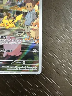 Pokemon TCG Pikachu IR 173/165 Sv: Scarlet & Violet 151 Illustration Rare Holo - Image 4