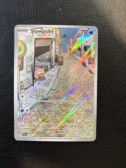 Pokemon TCG Slowpoke 204/198SV01 Scarlet & Violet Base Set Illustration NM - Image 1