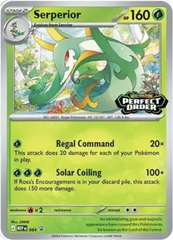 1x Serperior [Staff] - MEP64 - MEP Black Star Promos NM-Mint Pokemon ME - Mega E - Image 1