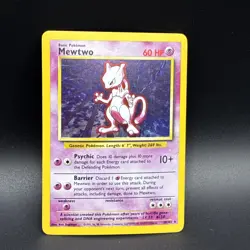 Pokemon TCG Mewtwo Base Set 10/102 Holo 1999-2000 Wizards Base Set Copyright... - Image 4
