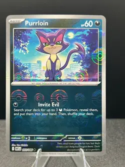 Purrloin - Pokeball - Pokemon TCG - White Flare NM/M+ - Image 1