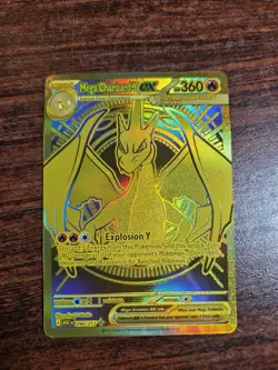Mega Charizard Y EX 294/217 Gold Hyper Rare, Ascended Heroes, Pokemon TCG (NM) - Image 1