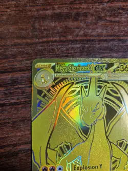 Mega Charizard Y EX 294/217 Gold Hyper Rare, Ascended Heroes, Pokemon TCG (NM) - Image 2