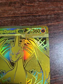 Mega Charizard Y EX 294/217 Gold Hyper Rare, Ascended Heroes, Pokemon TCG (NM) - Image 3