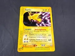 ZAPDOS H32/H32 POKEMON AQUAPOLIS HOLO RARE *SEE PICTURES FOR CONDITION* - Image 1