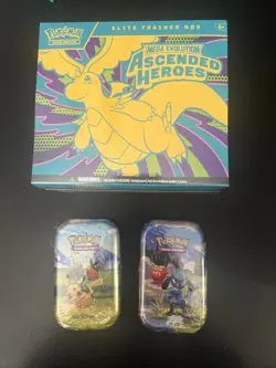 Pokemon Ascended Heroes Elite Trainer Box ETB And 2 Mini Tins Factory Sealed - Image 1