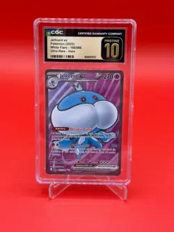 Pokemon TCG Jellicent ex 160/086 CGC pristine 10 White Flare Holo - Image 1
