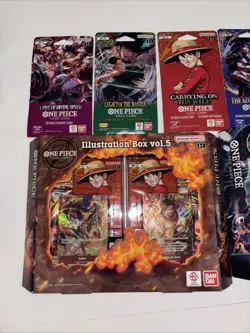 One Piece Card Game Lot - Illustration Box Vol.5 Vol.6 + OP packs SEALED x 6 - Image 3