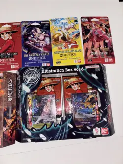 One Piece Card Game Lot - Illustration Box Vol.5 Vol.6 + OP packs SEALED x 6 - Image 4