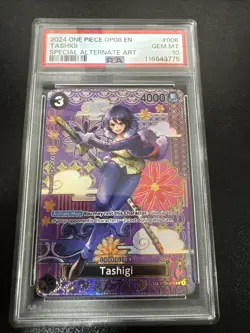 Tashigi OP08 English ST06-006 Special Alternate Art PSA 10 One Piece TCG - Image 1