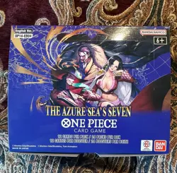One Piece The Azure Sea's Seven Booster Box OP14 (24 PACKS SEALED, BOX UNSEALED) - Image 1