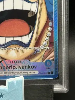 One Piece Paramount War English Emporio Ivankov OP02-049 Leader Alt Art PSA 10 - Image 5