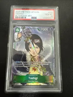 Tashigi Alt Art OP12-031 PSA 10 One Piece TCG English - Image 1