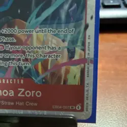 Roronoa Zoro EB04-007 SR Rush Egghead/Straw Hat Crew One Piece CCG EN - Image 3