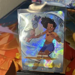 Disney Lorcana TCG Winterspell - Raging Storm - Enchanted 225/204 Alt Art Foil - Image 3