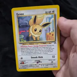 LP Eevee 38/75 Pokemon Neo Discovery Uncommon Card - Image 1