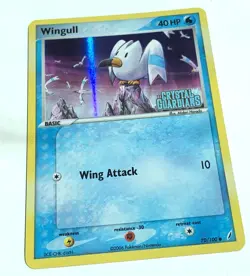 Pokemon Card - Wingull Crystal Guardians Stamped 70/100 Reverse Holo - Image 1