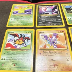 Pokemon TCG Neo Genesis Lot Chikorita Sneasel Bayleef Ledyba Gligar 6 Cards - Image 2