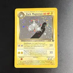 Pokemon Dark Magneton 11/82 Team Rocket Holo Rare 60 HP Card 2000 - Image 1