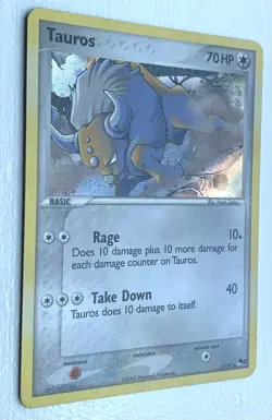 Pokemon Tauros 5/17 POP Series 2 Holo Rare Card Pokemon TCG - Image 2