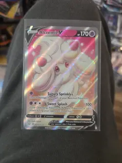 Alcremie V 064/072 Shining Fates Full Art Ultra Rare Holo Pokemon Card NM - Image 1